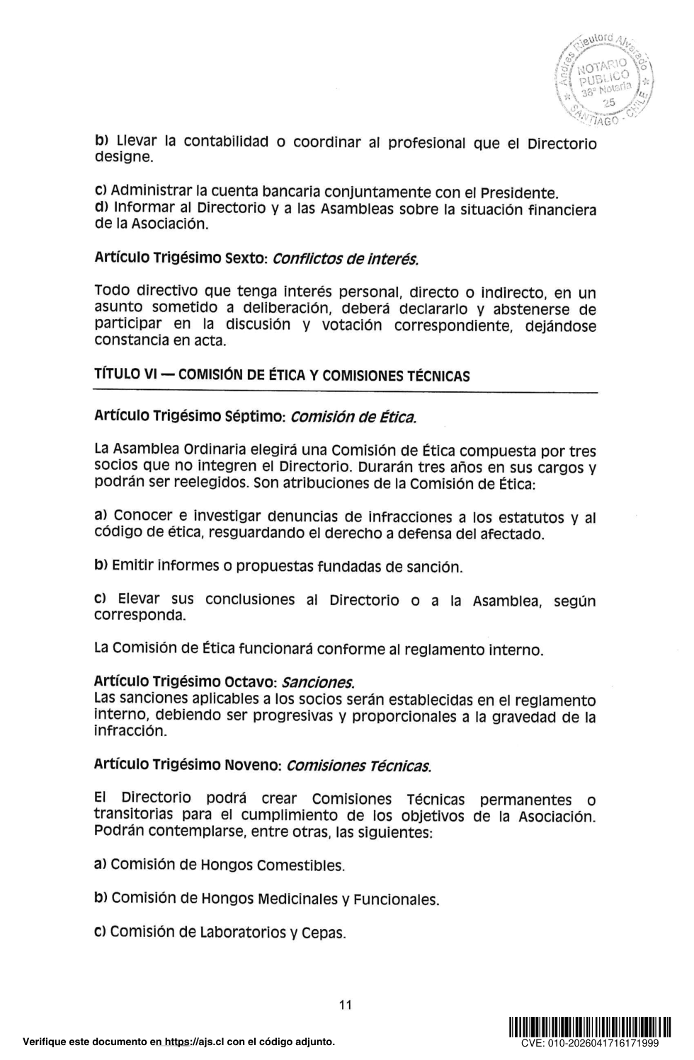 Estatutos SNF A.G., página 12